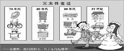 由"结婚三大件"引发的对生活品质的反思