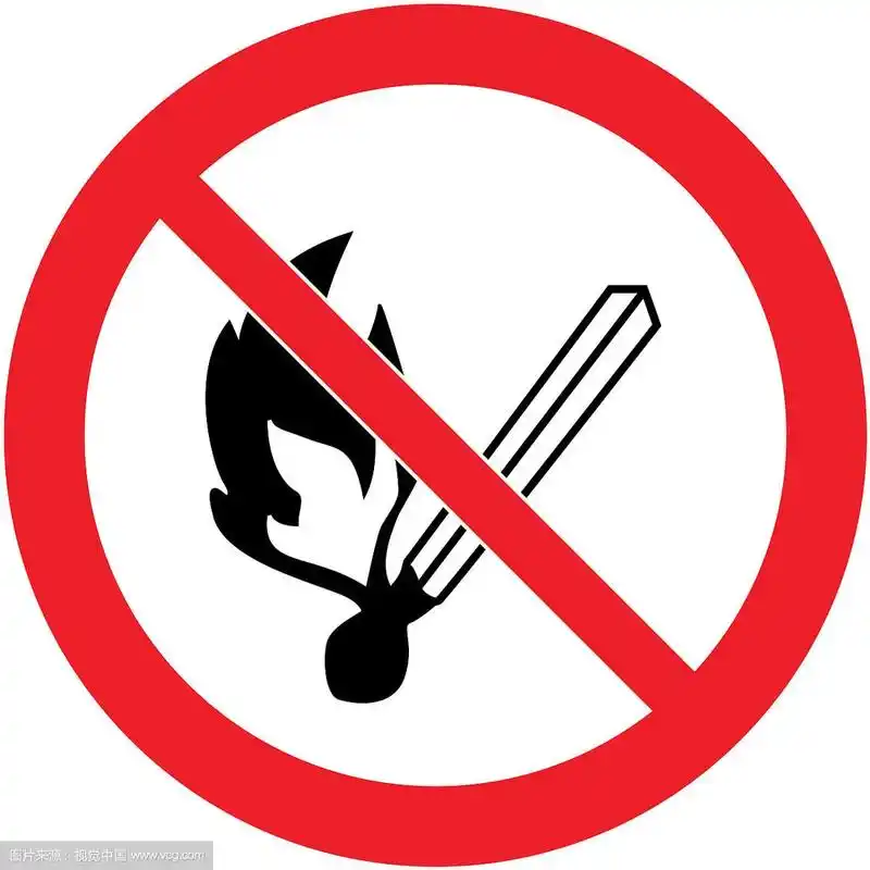 禁止明火安全标志