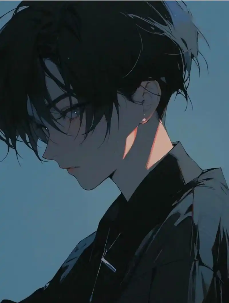 黑暗系画风的喜欢吗?#动漫头像# #二次元美图