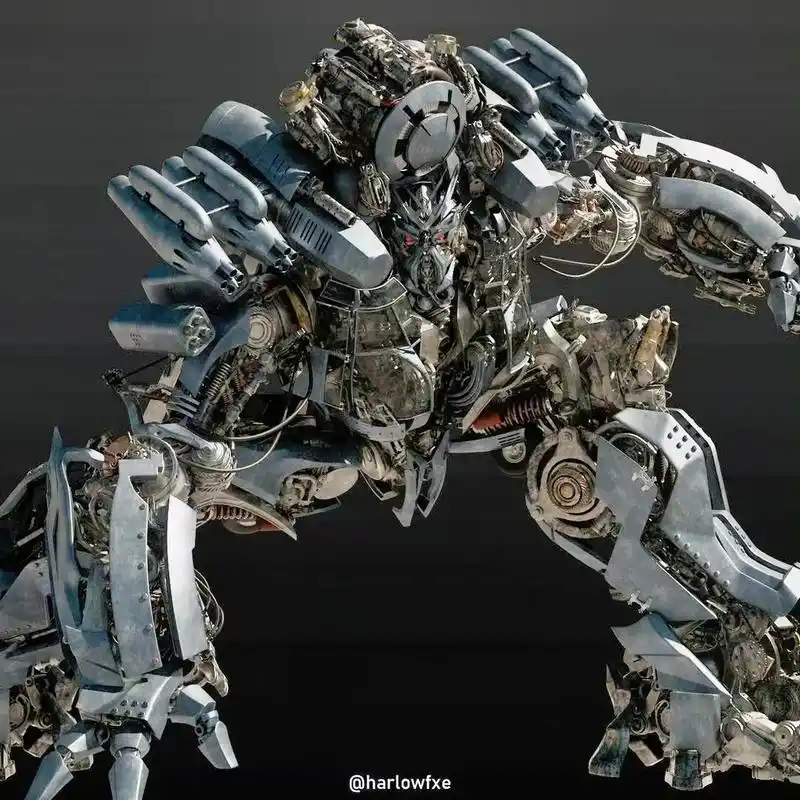 全能装甲 单挑美军基地的霸天虎眩晕#历史上第一个变形金刚眩 - 抖音