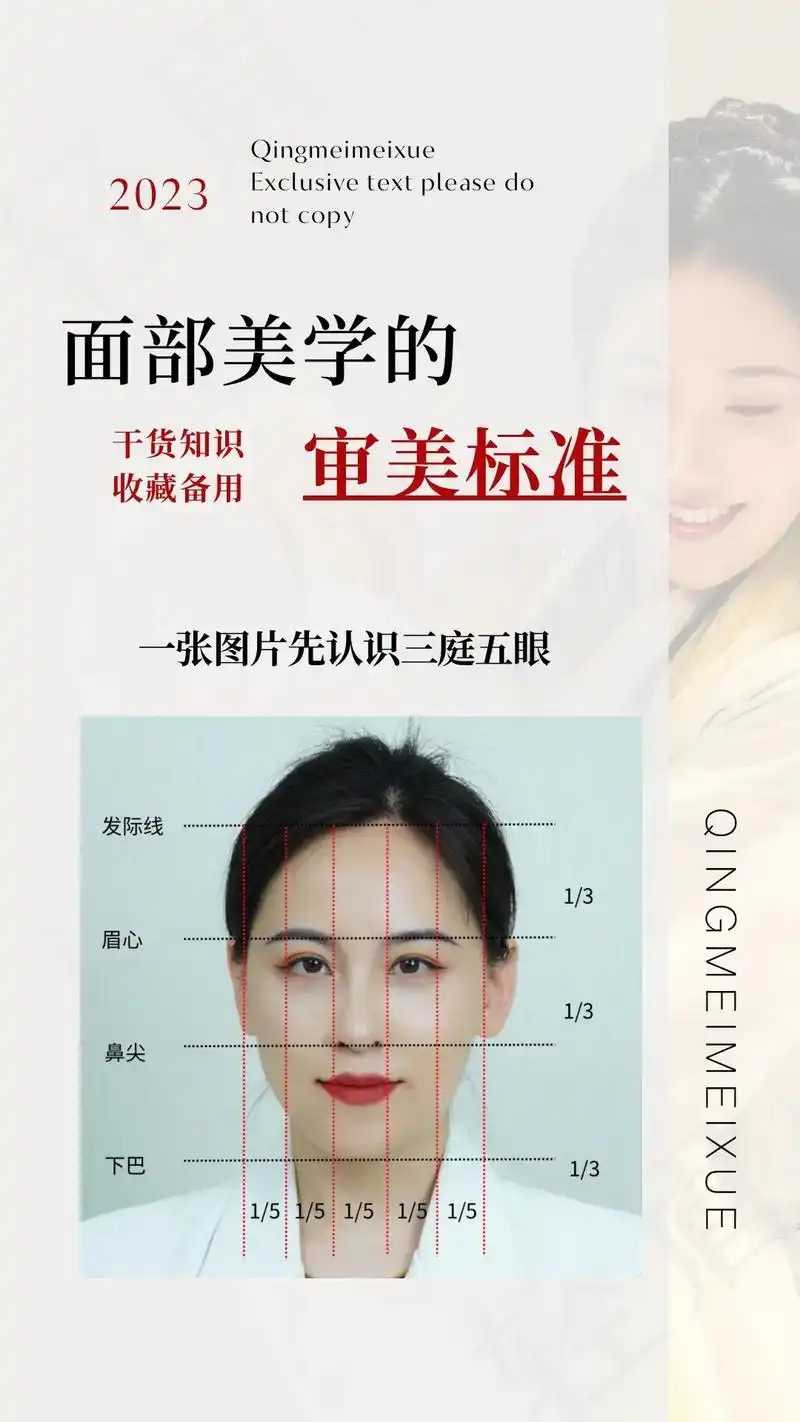 面部美学是审美的必修课.