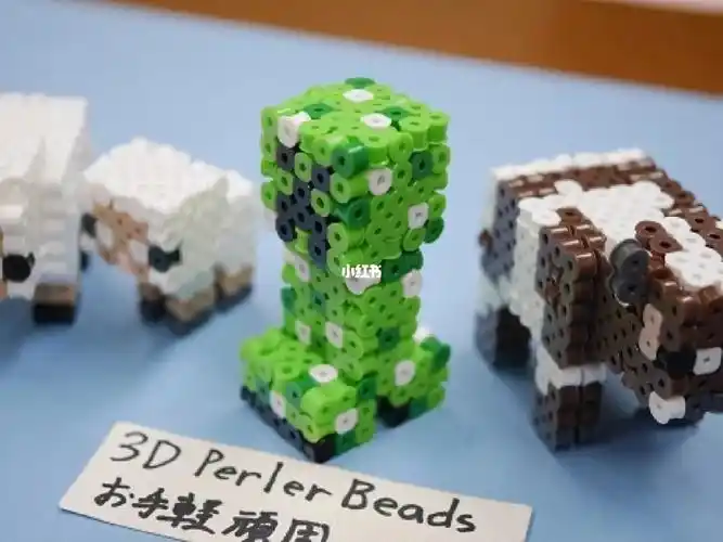 拼豆图纸我的世界苦力怕拼装教程