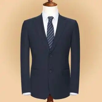 藏青色 标准版两粒扣-无开衩 170/92a