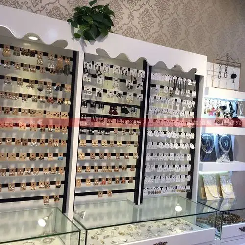 饰品柜子 展示柜 精品店小饰品柜子饰品店耳环货柜产品柜展柜货架