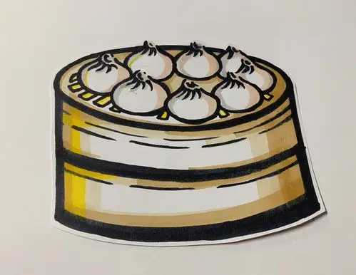 手绘今天没食谱今天吃上海小吃