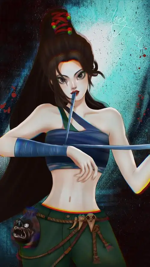 画超酷的小青·青蛇