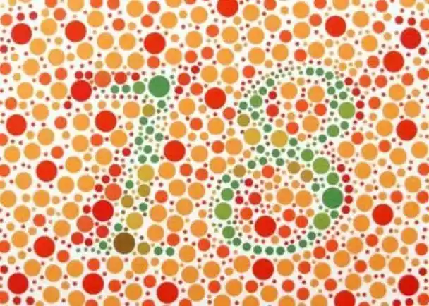 相信大家可以看到这张图里是一个奔腾的骏马,但是如果是红绿色盲患者