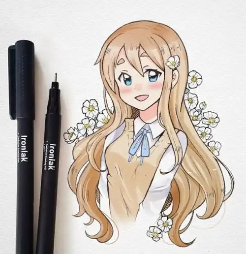 画画图片大全动漫,画画图片大全动漫人物 女孩 初学者(搭配起来很完美