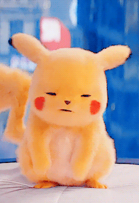 皮卡丘晚安表情