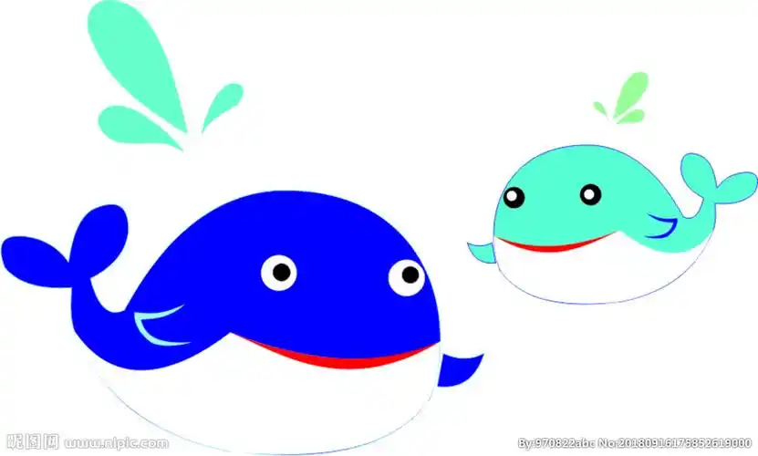 卡通海豚图片