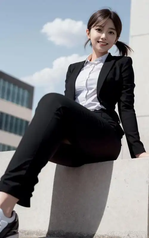 有没有发现女孩子穿西装也很帅气十足呢