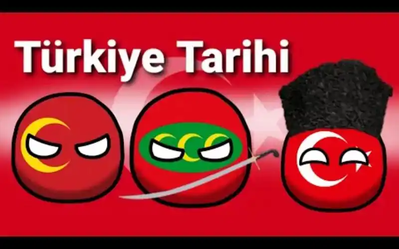 波兰球动画-当你用通关马里奥方式打开土耳其历史