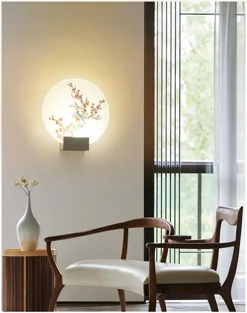 欧普侍壁灯卧室现代简约欧网红走廊过道楼梯客厅中式墙灯具极创意