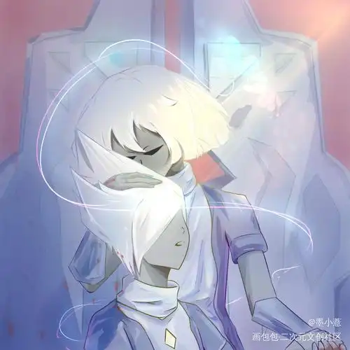 双子_光遇光遇平菇光遇卡卡菇卡甜虐sky光遇二创绘画绘画作品