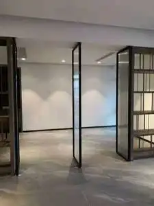中轴天地轴平开门偏轴移门阳台客厅旋转大门商铺办公室隔断玻璃门