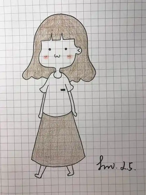 简笔画小女孩 简笔画小女孩头像