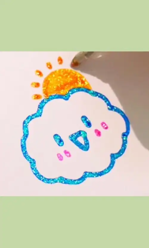 画画#你只需要有一只荧光笔