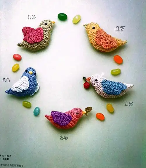 钩针图解  #钩针编织  #钩针  #手工  #小鸟