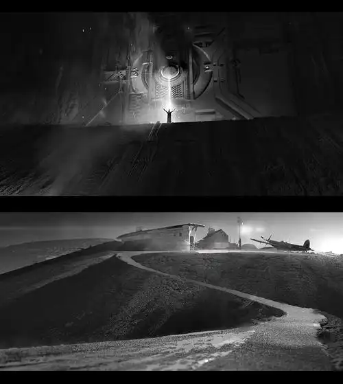 奥地利艺术家lip comarella 的一组黑白光影插画欣赏.