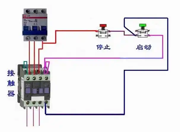 自锁正转控制电路