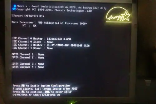 电脑无法正常开机