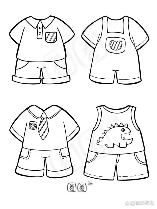 幼师考编 | 儿童画 | 衣服画法合集 |简笔画
