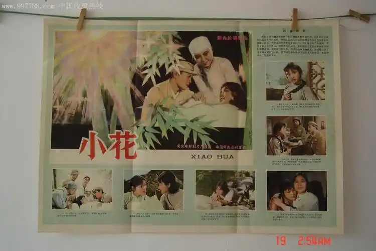 电影海报:经典电影"小花"2开.
