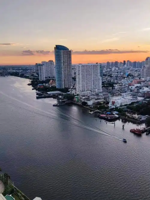 泰国曼谷湄南河景色