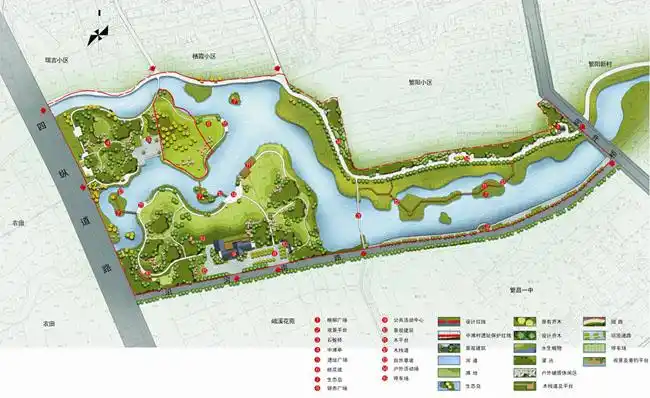 安徽繁昌一中湿地公园景观设计