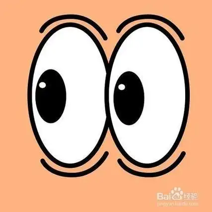 眼睛大的简笔画动漫