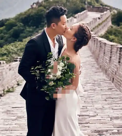 韩庚卢靖姗31日举办婚礼,订婚照曝光夫妻长城上亲吻定终身