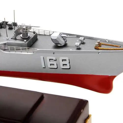 特尔博052b导弹驱逐舰模型合金军舰成品摆件168广州号169武汉号