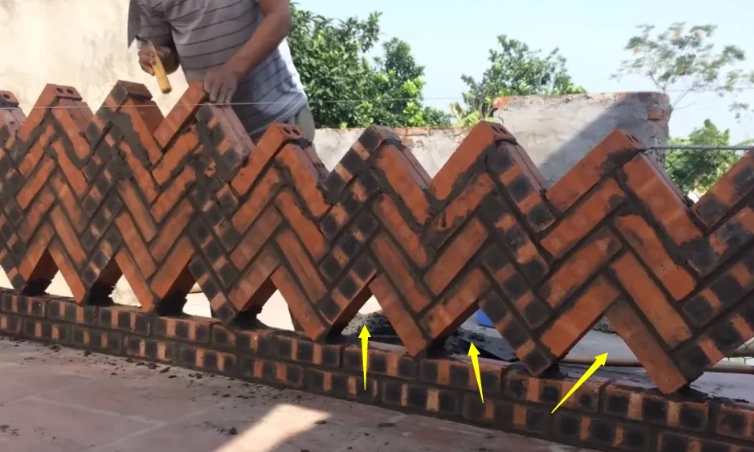 砖 块 花 式 围 栏