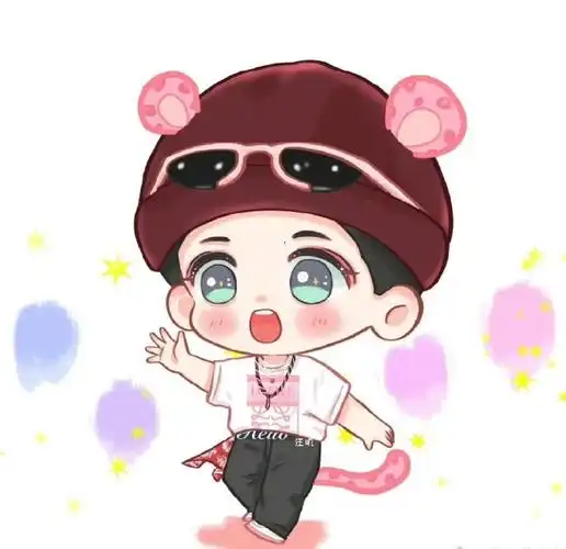 王一博跳舞q版##青年演员王一博##王一博