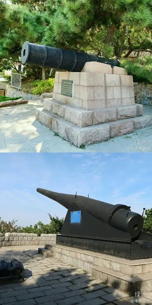 青岛山上留有战争的遗迹