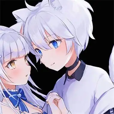 情侣头像配对呆萌卡通动漫情头可爱超甜一对