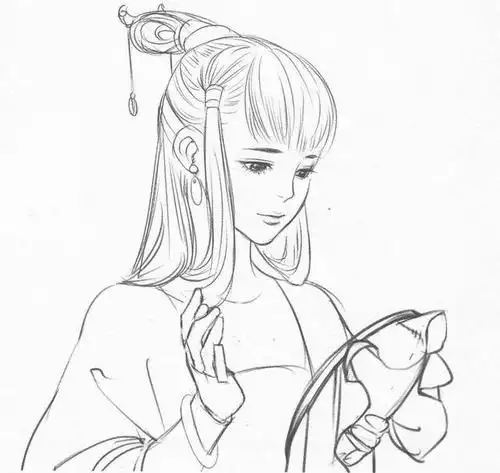 彩铅画《春女怨》如何画出娉婷袅娜的古代美女!上篇_手机搜狐网