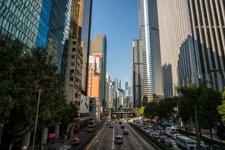 现代城市街道,香港,中国.|优图佳视