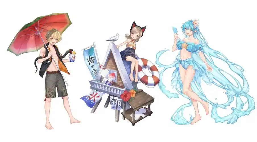 日亚服情报速递夏日祈愿祭获奖成果公开更新第1位式神不知火泳装立绘