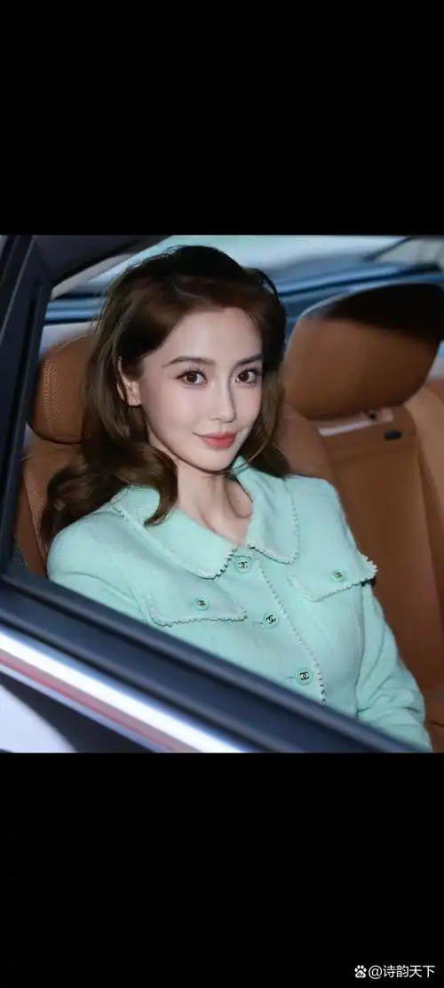 "angelababy, 美如画中人,清新脱俗,宛如仙女下凡,让人心动不已