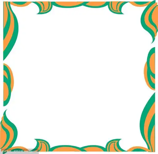 透明背景上的边缘图案