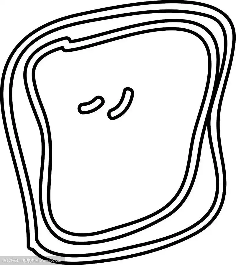 面包片孤立图标