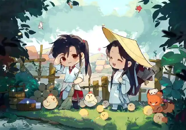 天官赐福超话q版花怜太可爱了#天官赐福