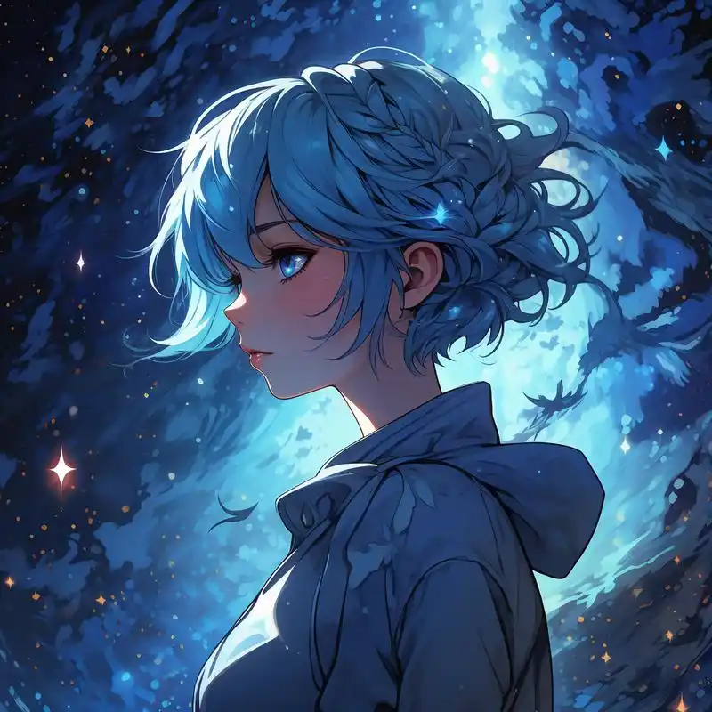 蓝色真的是治愈又温柔的颜色,让人看了就心情好好!