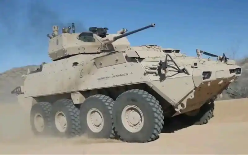 【军事】美国atk公司mk44"大毒蛇ii"30毫米链式机关炮测试