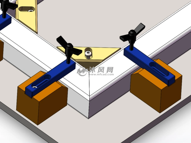 矩形管焊接夹具