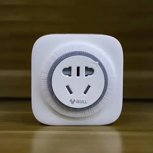 公牛鱼缸定时器插座机械式插排循环自动断电电源控制智能时控开关