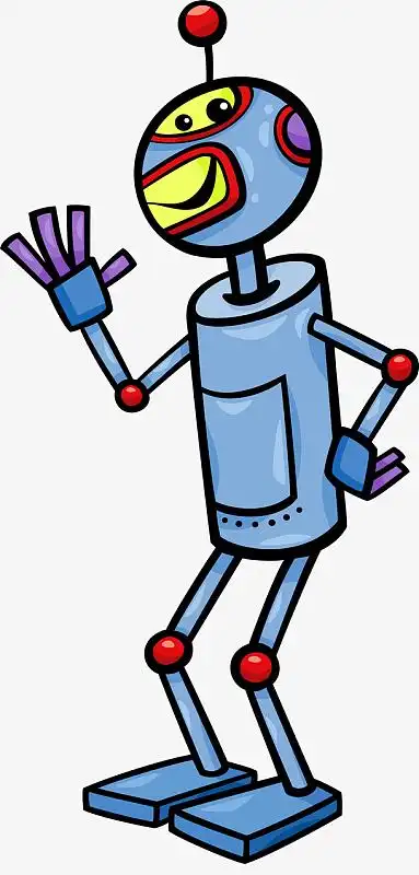 可爱卡通机器人