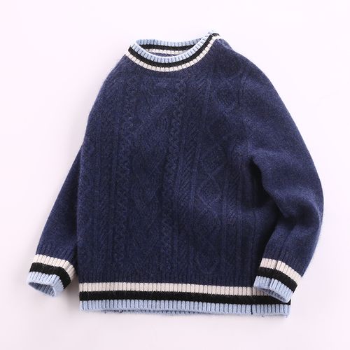 男童毛衣儿童羊绒衫加厚秋冬洋气宝宝山羊绒针织衫中小童新款纯色