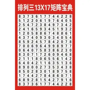 排列3矩阵宝典22选5七星彩排3排5七乐彩3d大乐透11选5福利彩票